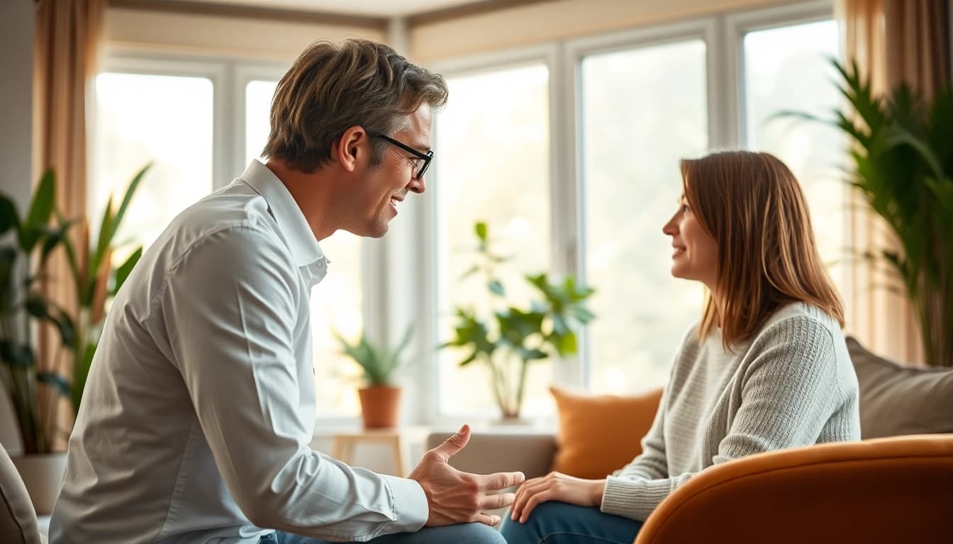 Engaging therapy session demonstrating ADHD Therapy in a calming environment.