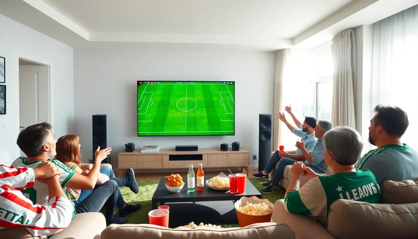 Menggunakan bolakami apk untuk menikmati siaran langsung sepak bola di ruangan yang semarak.