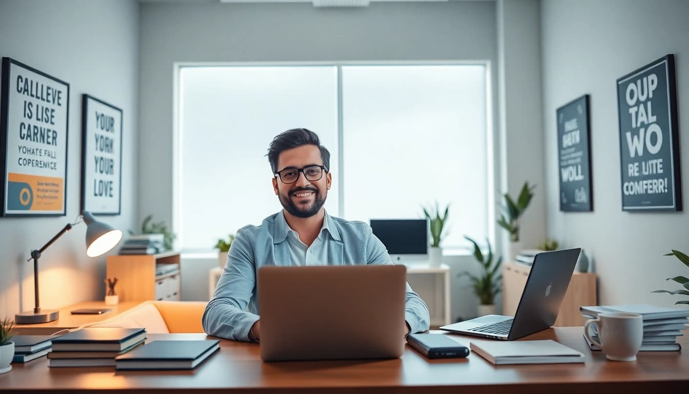 Securing your ideal career with a professional office environment and modern tools.