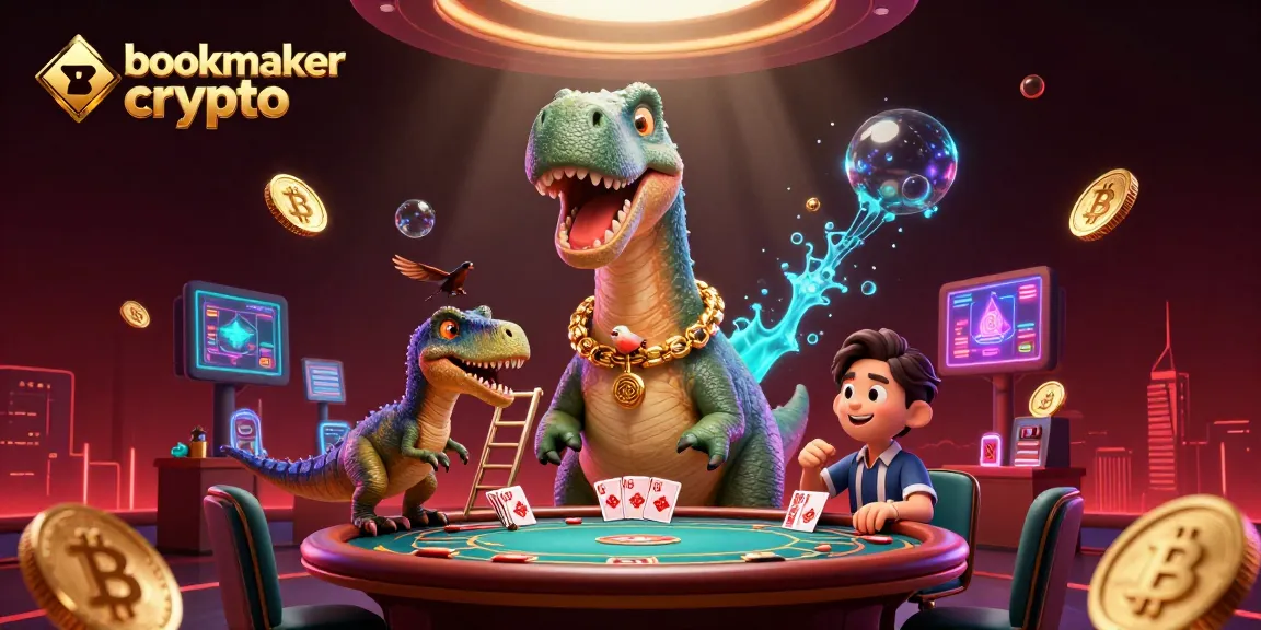 Utilisez le bookmaker crypto pour parier dans un casino en ligne animé par un dinosaure