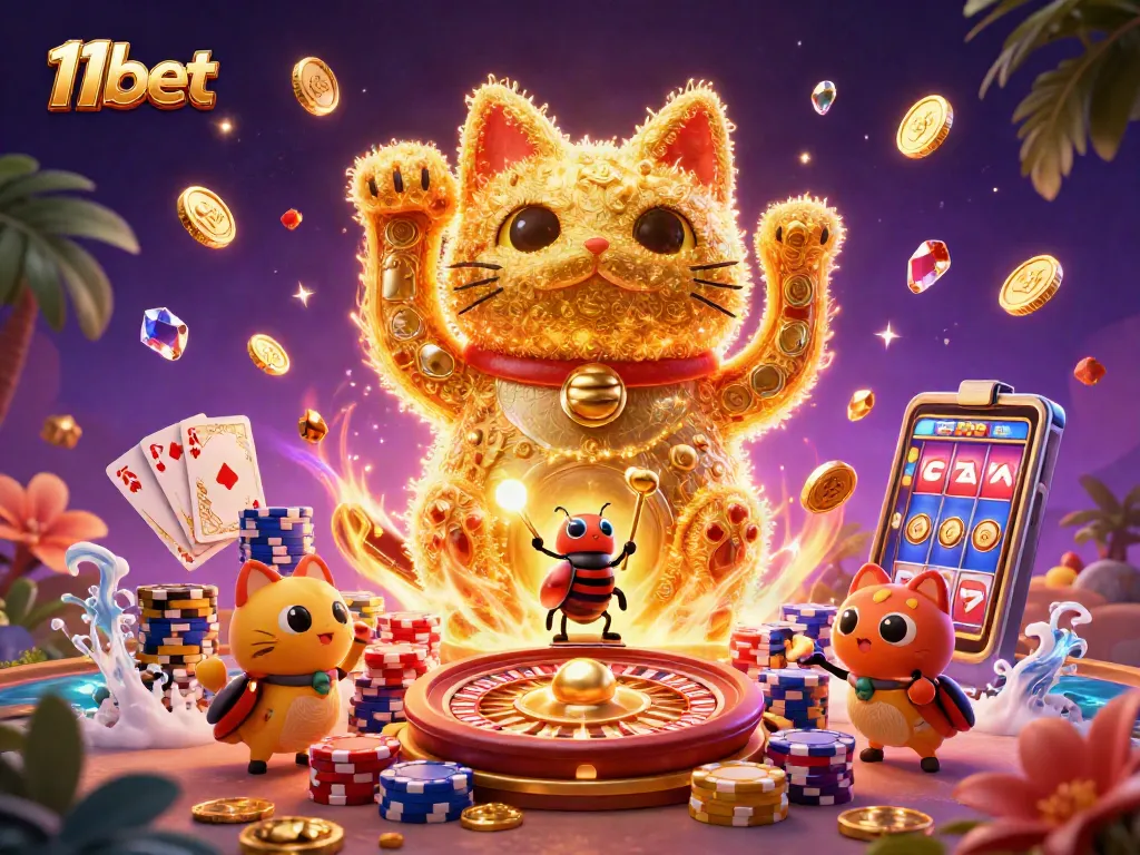 Win big at 11bet with our vibrant casino experience featuring lucky symbols and exciting games.
