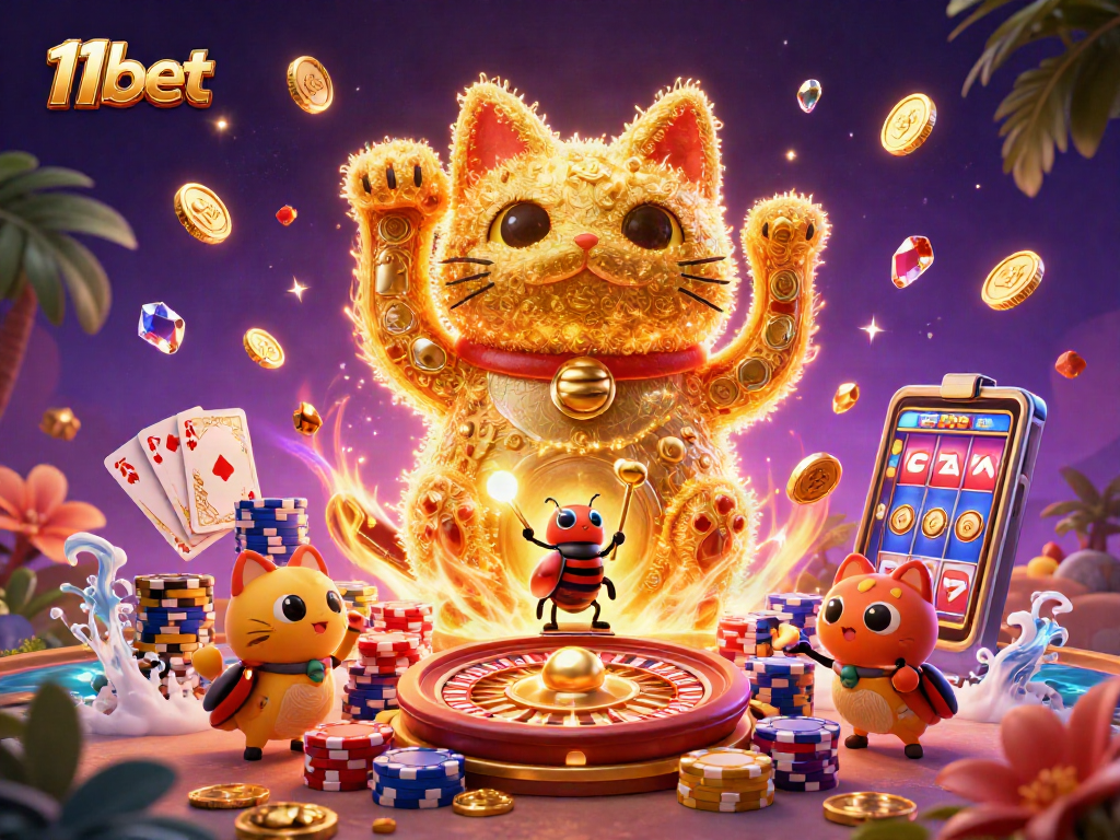 Win big at 11bet with our vibrant casino experience featuring lucky symbols and exciting games.