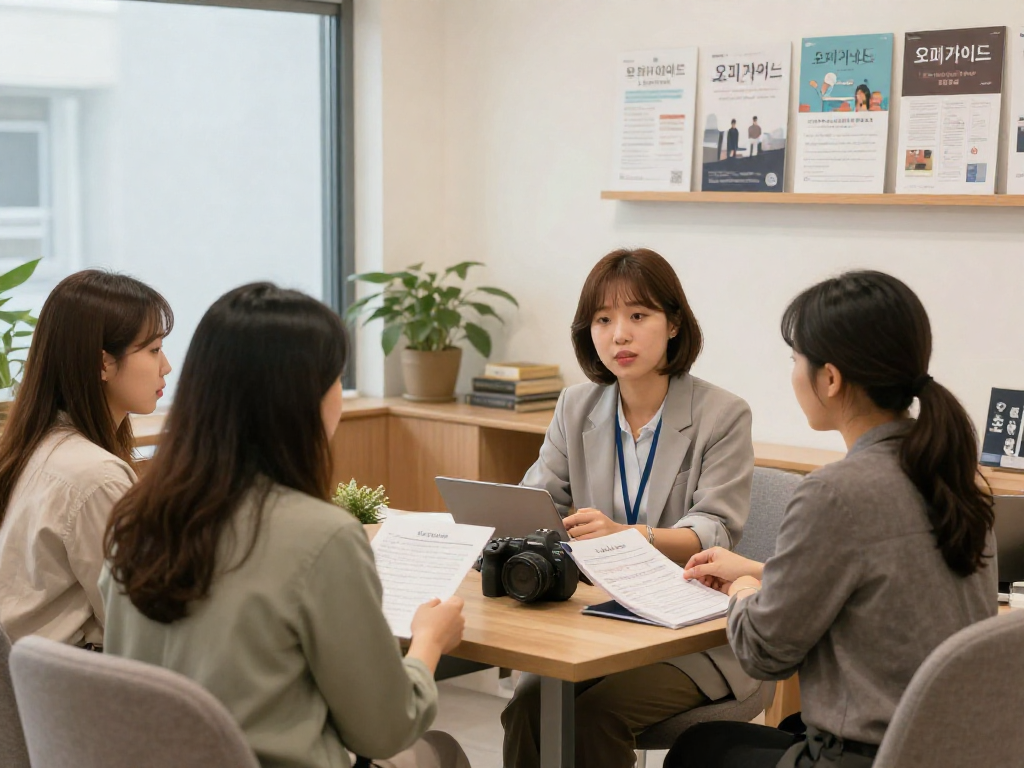 Trusted 오피가이드 services in local community, professional 상담원 consulting clients.