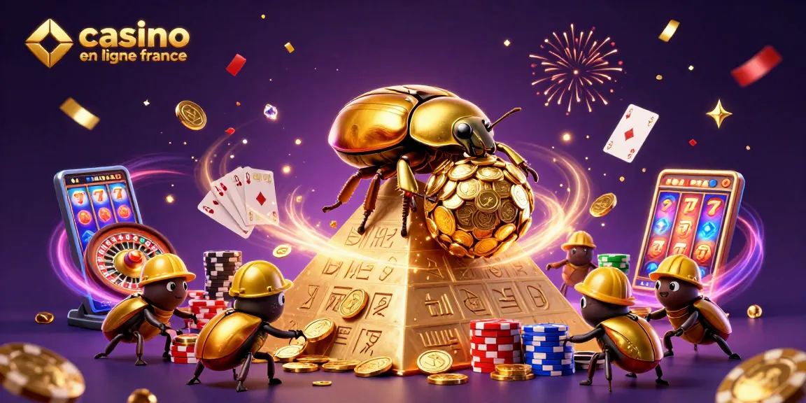 Profitez du frisson du jeu avec casino en ligne France, illustrant une scène dynamique de casino.