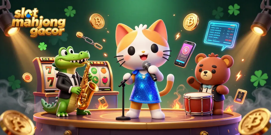Experience the excitement of slot mahjong gacor with lively casino characters and vibrant game elements.
