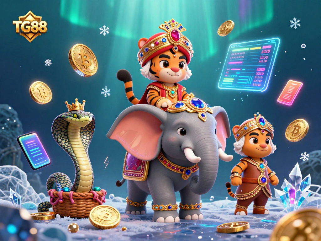 Experience thrilling gameplay at TG88 with captivating casino scenes and vibrant 3D graphics.