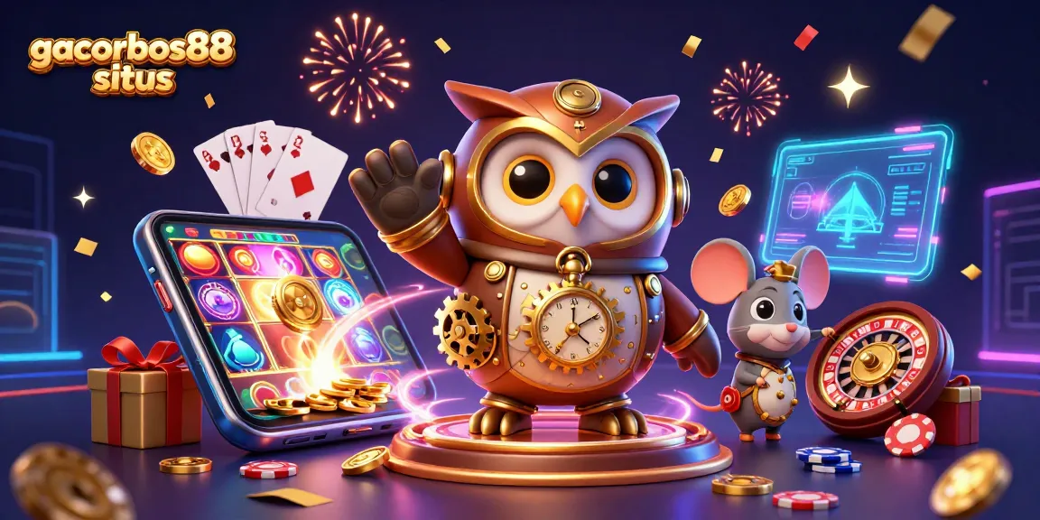 Experience thrilling excitement with gacorbos88 situs, featuring dynamic slots and captivating casino elements.