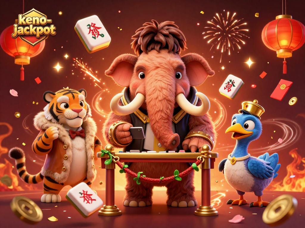 Experience the thrill of keno-jackpot with exclusive VIP access at this vibrant casino scene.
