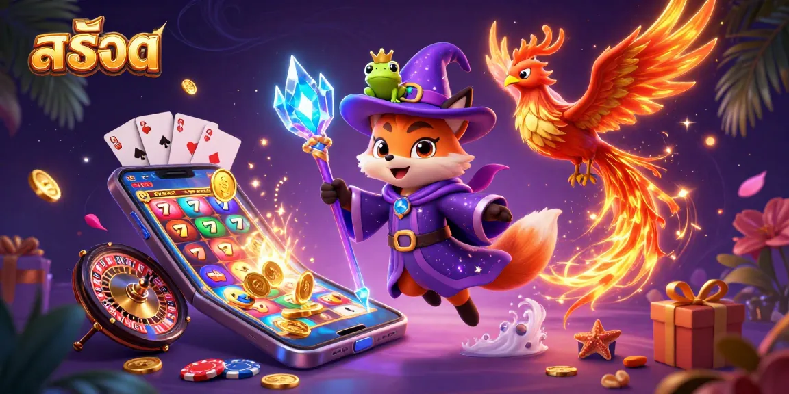 Engage with สล็อต on your favorite slot games, featuring dynamic scenes with golden coins and vibrant characters.