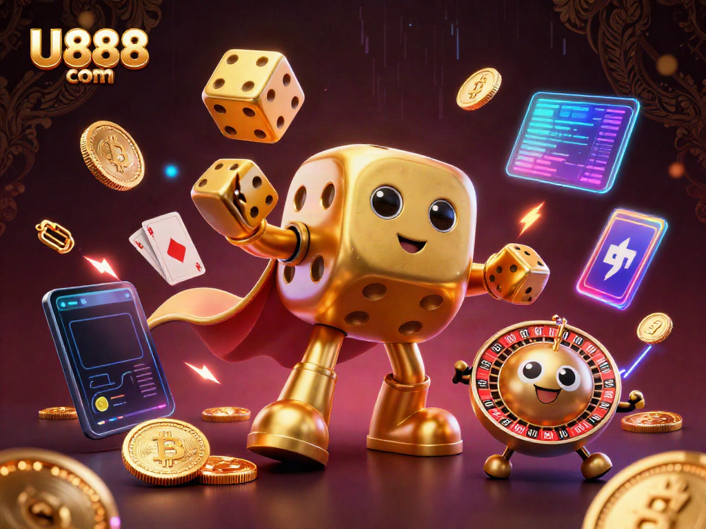 Experience thrilling gameplay at U888 com with exciting 3D animated casino elements and vibrant graphics.