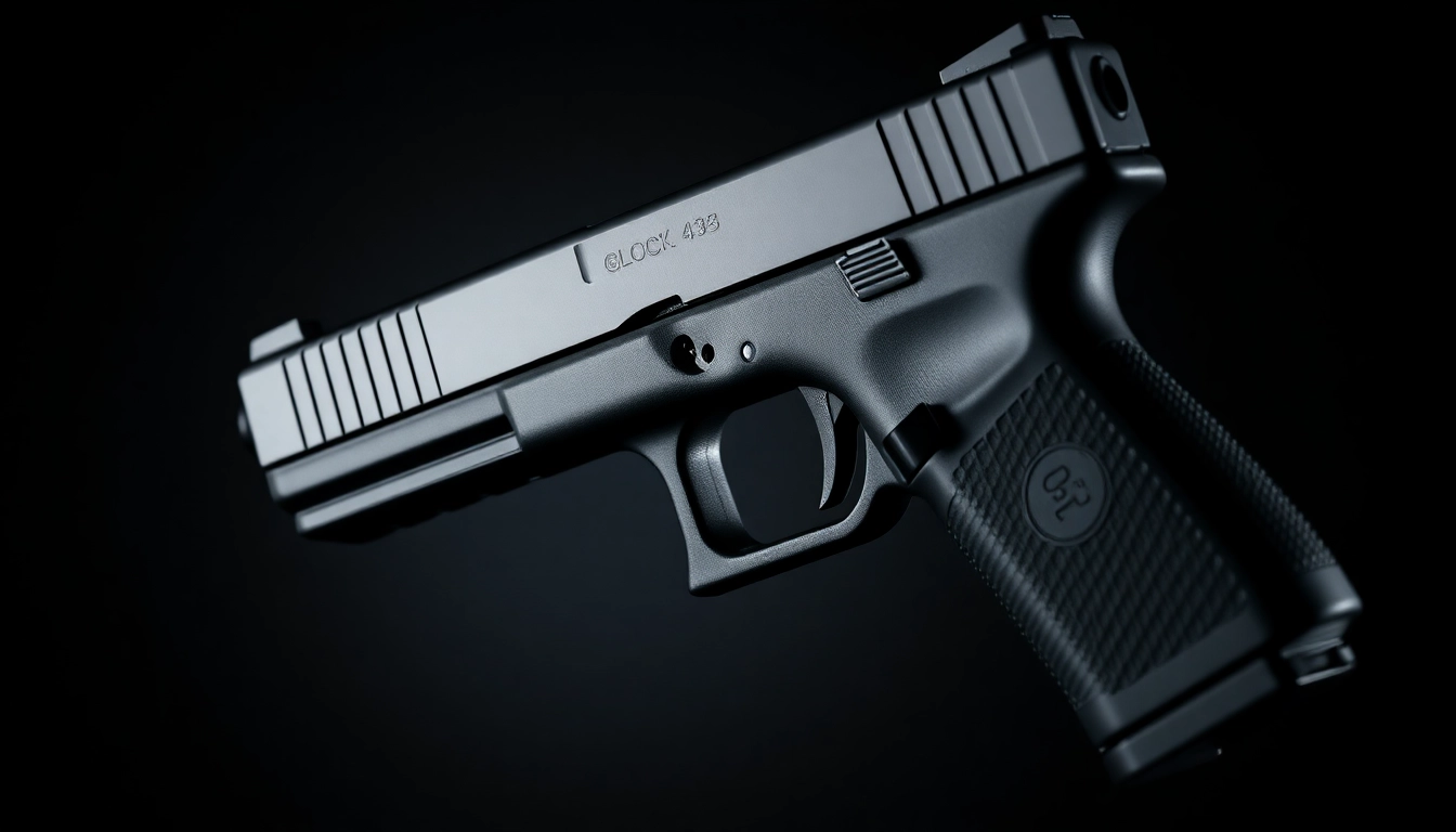 Examine the Glock 43X MOS, highlighting its innovative design and features.