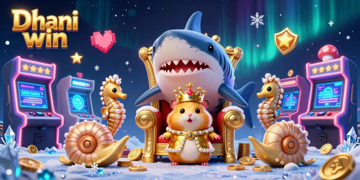 Dive into the thrilling world of Dhani win, where the golden hamster king rules amidst vibrant casino games and exciting rewards.