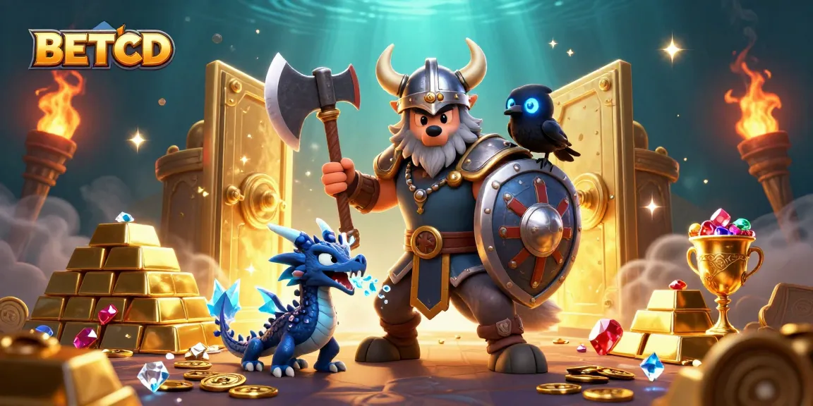Experience thrilling wins at BETBD with dynamic characters amid treasures and casino elements.