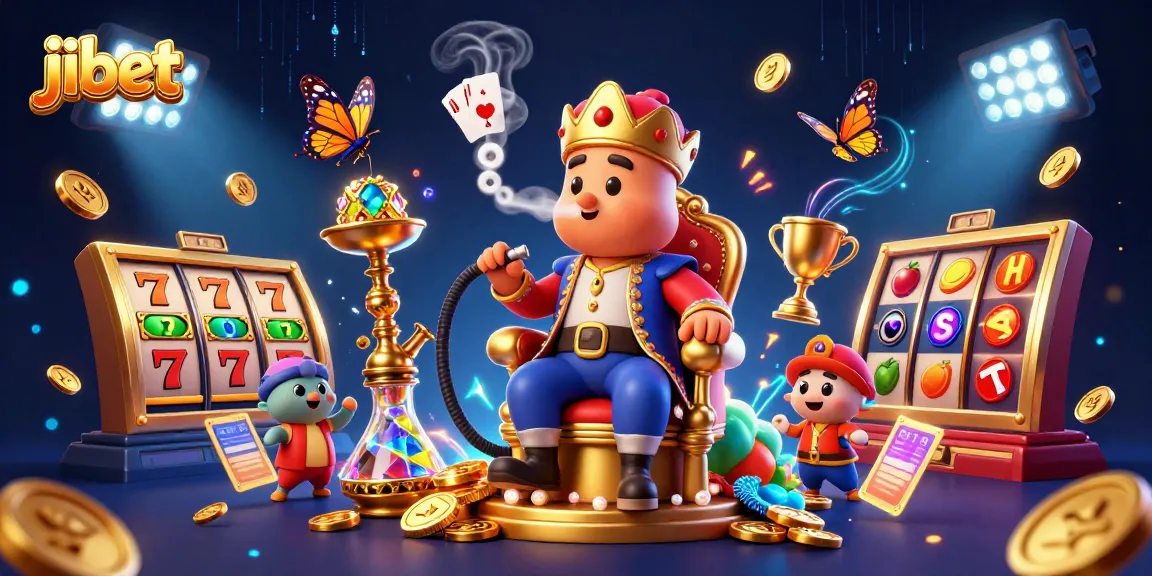 Spin the reels at Jibet with a vibrant scene of fun games and characters in action.
