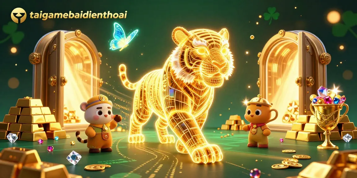 Experience thrilling gaming with taigamebaidienthoai's dazzling casino scene of golden riches.