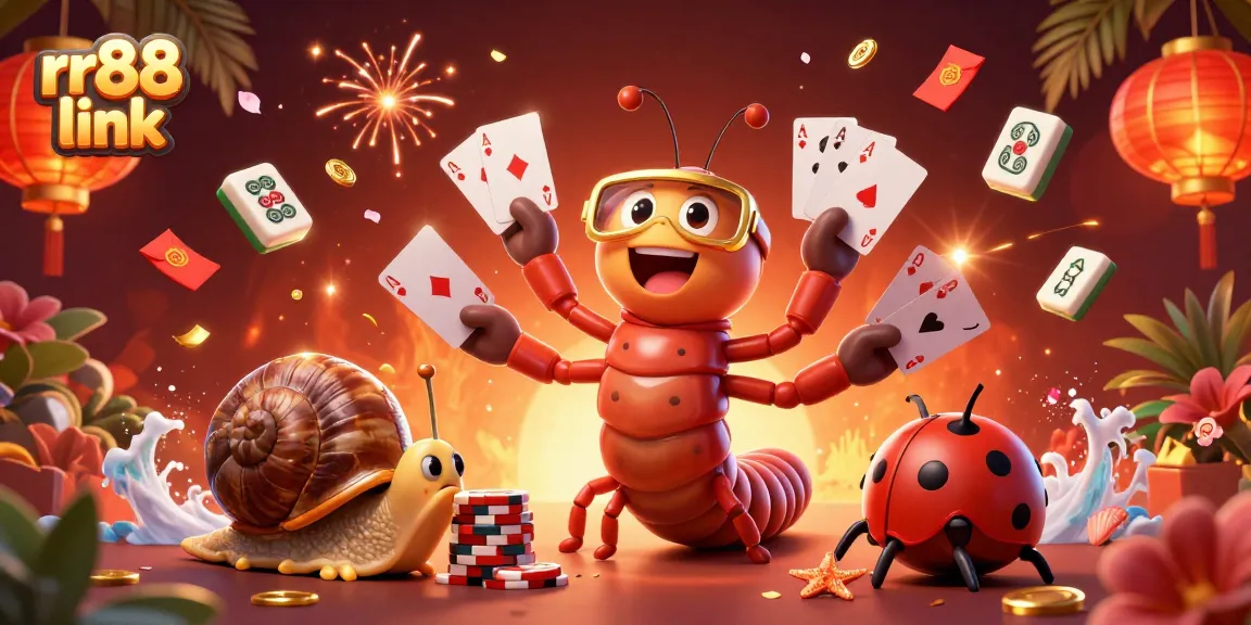 Experience thrilling gameplay and strategies with rr88 link in this vibrant casino illustration.