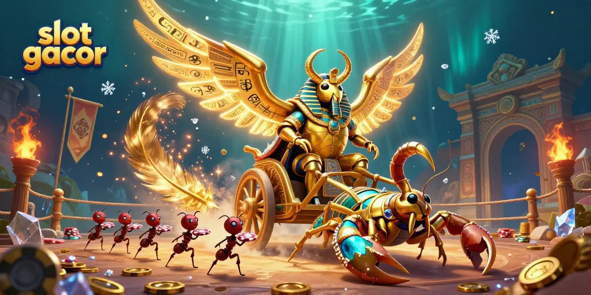 Spin to win with slot gacor in an energetic scene illuminated by golden coins and vibrant effects.