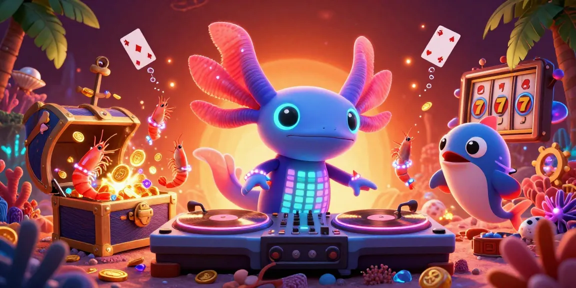 Experience thrilling gameplay at online casino australia with colorful underwater characters and vibrant casino elements.