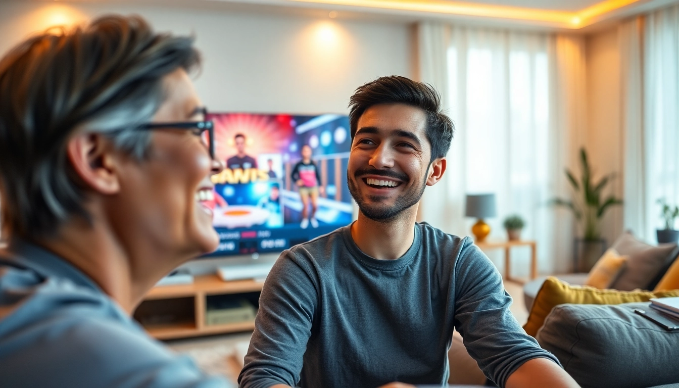 Experience the benefits of iptv free trial with a user streaming content effortlessly at home.