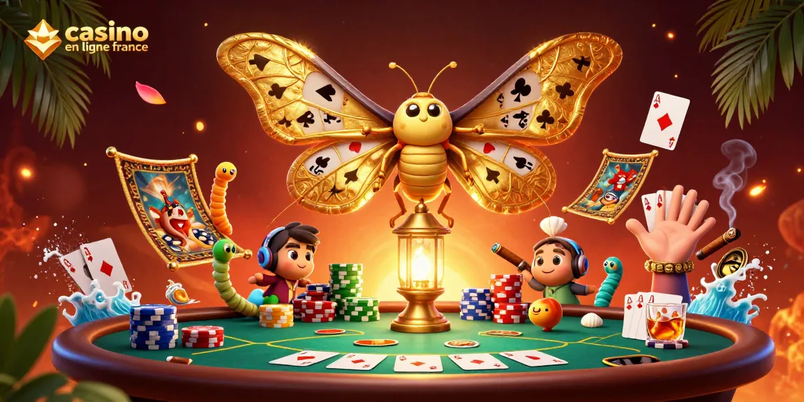 Visualisez le monde fascinant du casino en ligne France avec des éléments riches de jeux.