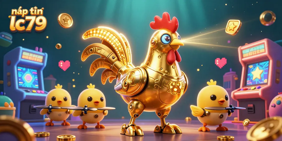 Nạp tiền lc79 với robot gà vàng và những phần thưởng tuyệt vời trong game