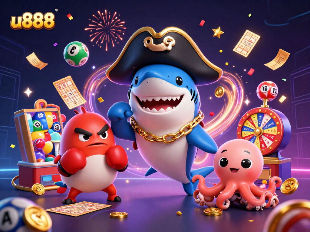 Win big at u888 with exciting cartoon characters and vibrant lottery themes.