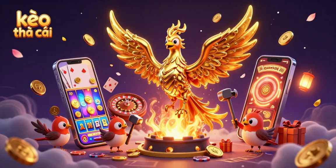 Engage with kèo nhà cái to win in the dynamic world of sports betting, illustrated in vibrant detail.
