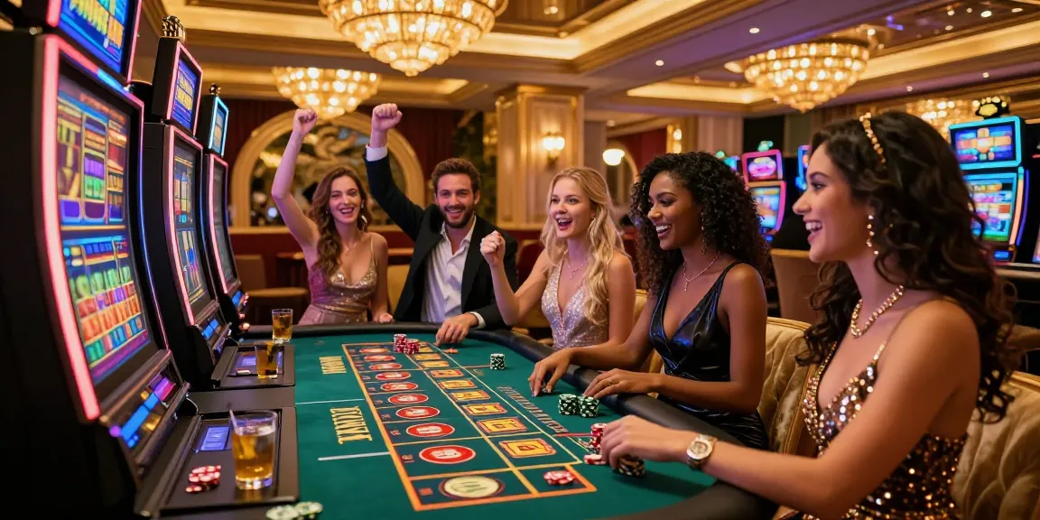 Permainan slot mewah LUXURY777 dengan suasana kasino yang glamor dan mengasyikkan.