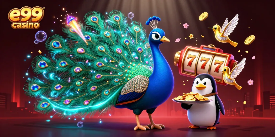 Experience the thrill at e99 casino with dynamic slots and vibrant casino characters.