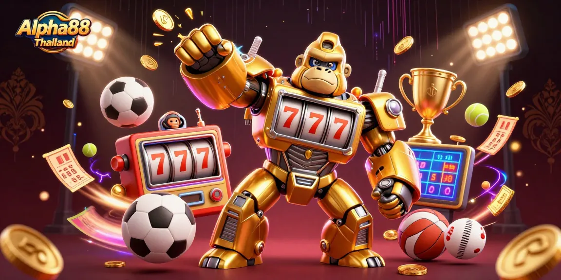 Engage with Alpha88 Thailand's vibrant casino scene featuring exciting mech and sports elements.