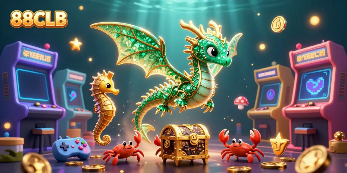 Experience thrilling gaming adventures at 88CLB with vibrant characters and captivating casino elements.