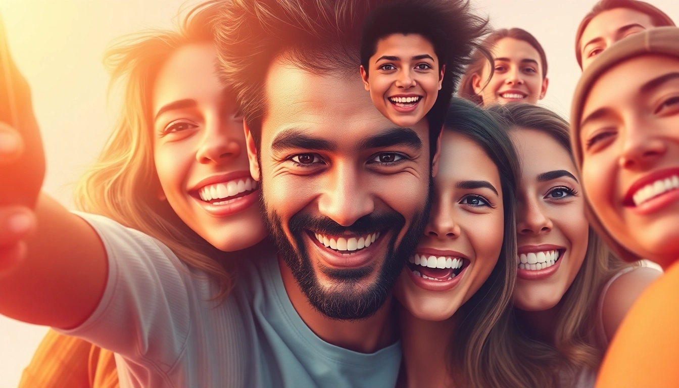 Creating a colorful selfie mosaic that showcases diverse individual selfies blending into one vibrant artwork.