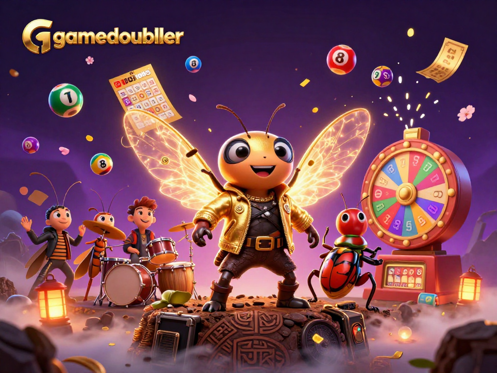Experience thrilling fun with gamedoubler's vibrant lottery scene showcasing dynamic elements.