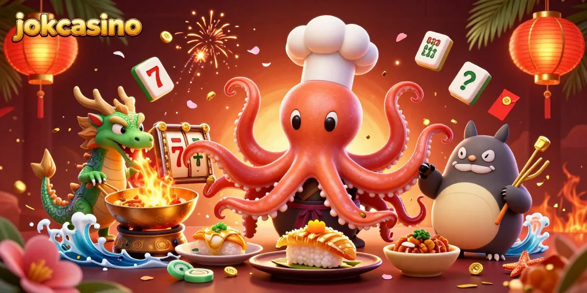 Engage in vibrant gaming action at jokacasino with a dynamic 3D illustration featuring unique characters.