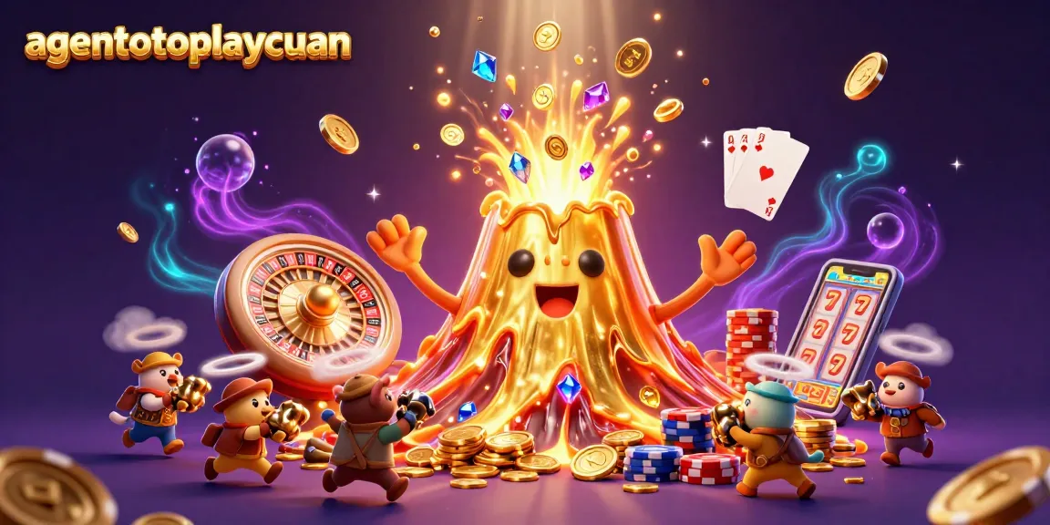 Join the treasure hunt at agentotoplaycuan, where golden volcanoes erupt riches and adrenaline!