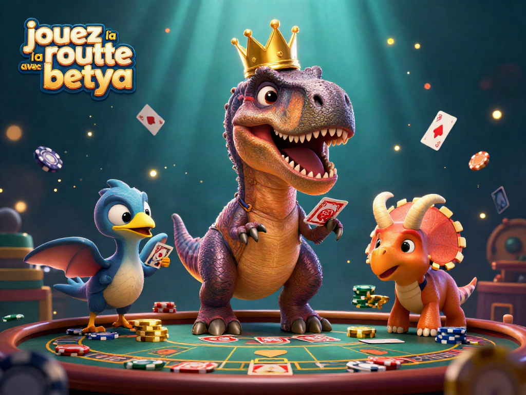 Enjoy vibrant gameplay as you jouez à la roulette avec betya, featuring dynamic characters and casino elements.