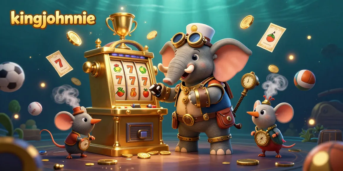 Engage with kingjohnnie’s vibrant steampunk casino theme, featuring delightful characters and dynamic elements.