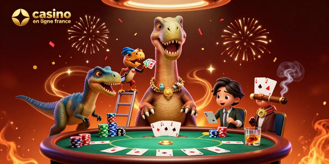 Jouer au poker et gagner avec des personnages amusants dans un casino en ligne France.